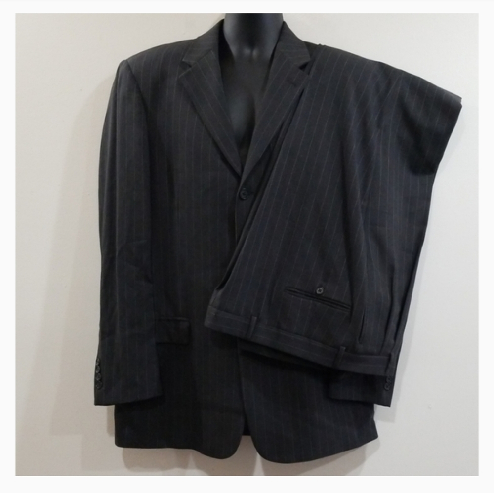 Unlisted a Kenneth Cole production pinstriped suit